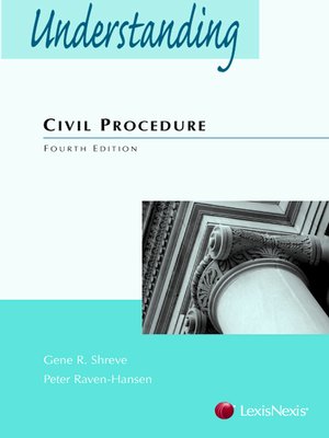 cover image of Understanding Civil Procedure